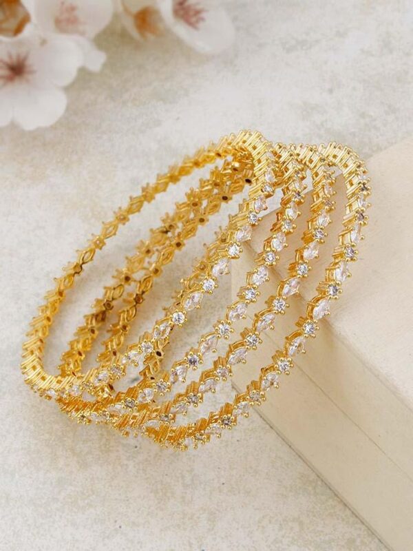 Bangles, Golden, 1 Pair