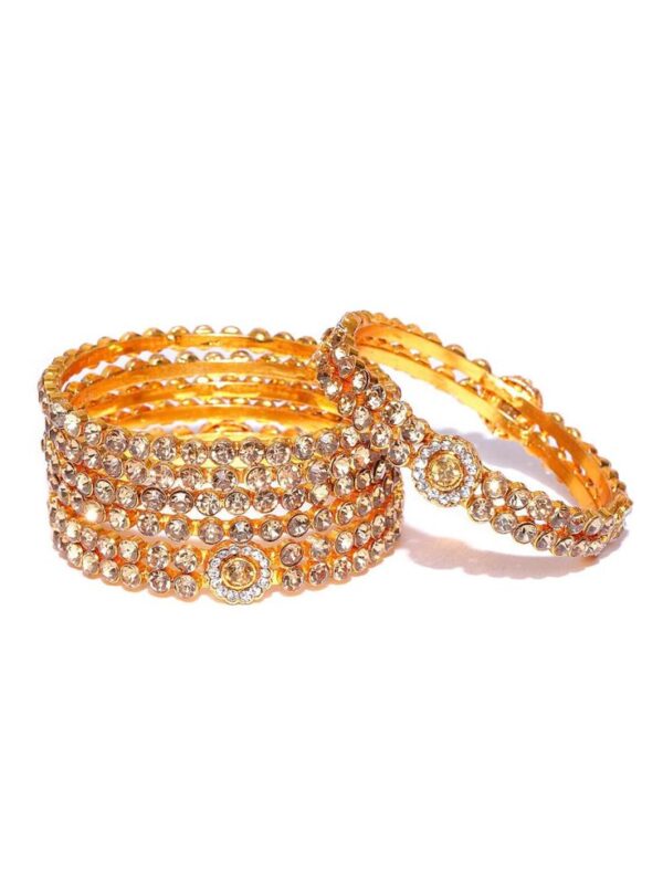 Bangles, Golden, 1 Pair - Image 3